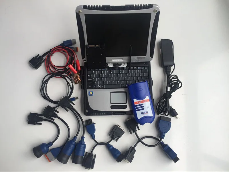 NEXIQ 125032 USB Link Diagnostic software V9.5.0.1 + Device for Truck CF19 9300CPU pc |
