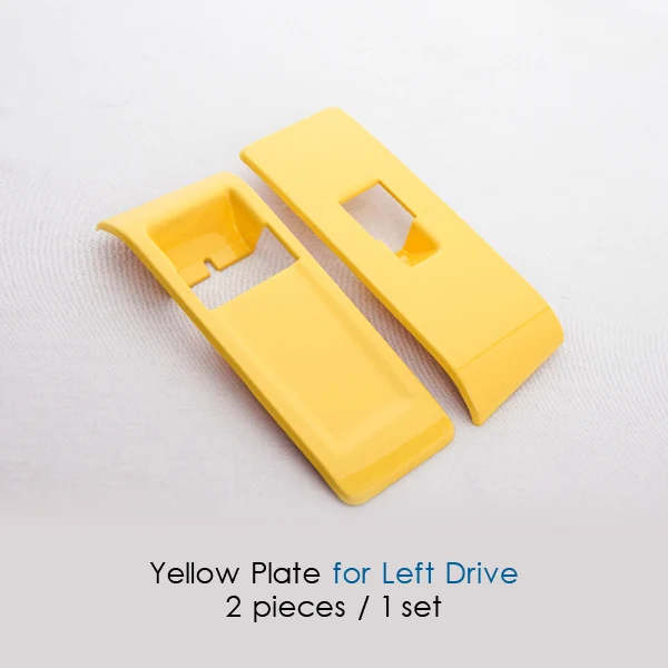 Yellow plate Подходит для VW Beetle Автомобильная дверь окно переключатель панель декоративная крышка Накладка отделка внутренние аксессуары для стайлинга автомобилей - Название цвета: Yellow plate