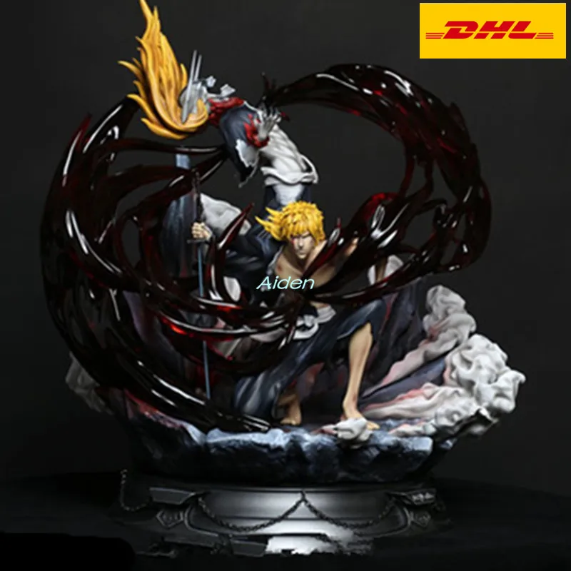1" BLEACH статуя Куросаки Ичиго бюст Виртуальная поверхность полная длина портретное Искусство ремесло GK фигурка игрушка коробка 43 см B1163