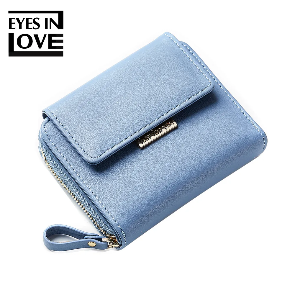 2018 модный кожаный смарт-Кошелек для женщин брендовый дизайн конфетный цвет