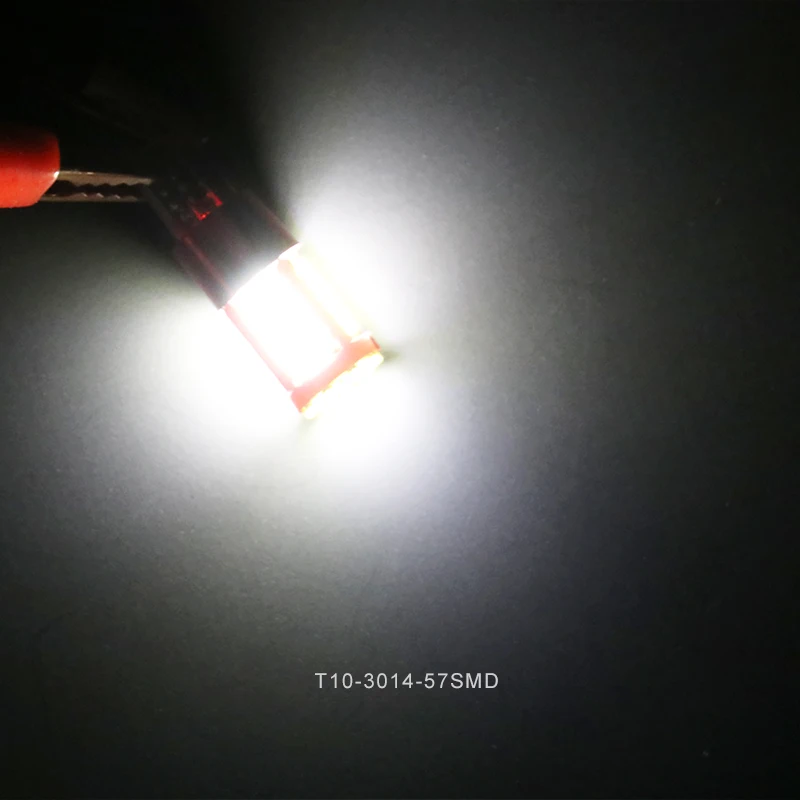 2 x T10 LED W5W габаритная лампа 12 В 3014 автомобисветильник внутренний свет багажника