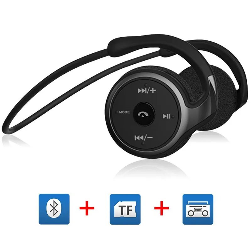 Bluetooth наушники беспроводная стерео гарнитура Накладные V5.0 для спорта бега