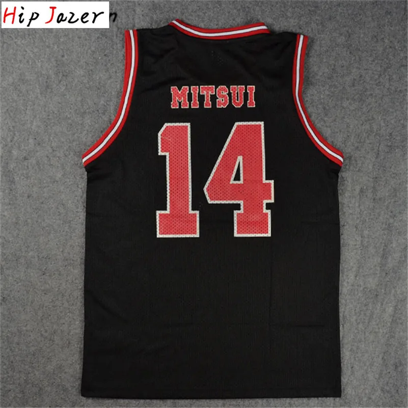 14 Хипджазер Slam dunk Косплей Shohoku Sakuragi 10# Hanamichi 11# Rukawa Kaede Баскетбол Джерси спортивные баскетбольные футболки для хипхопа - Цвет: 14