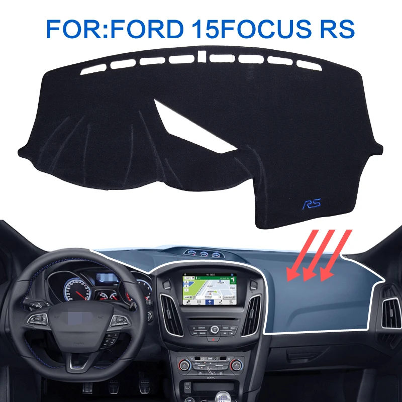 Противоскользящий коврик smabee для приборной панели чехол Ford Focus RS 2015 2018 аксессуары