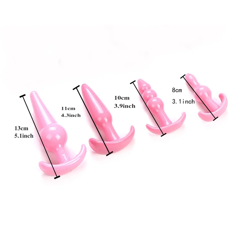 7 шт./компл. Анальная пробка вибратор Силиконовые анальные секс игрушки для