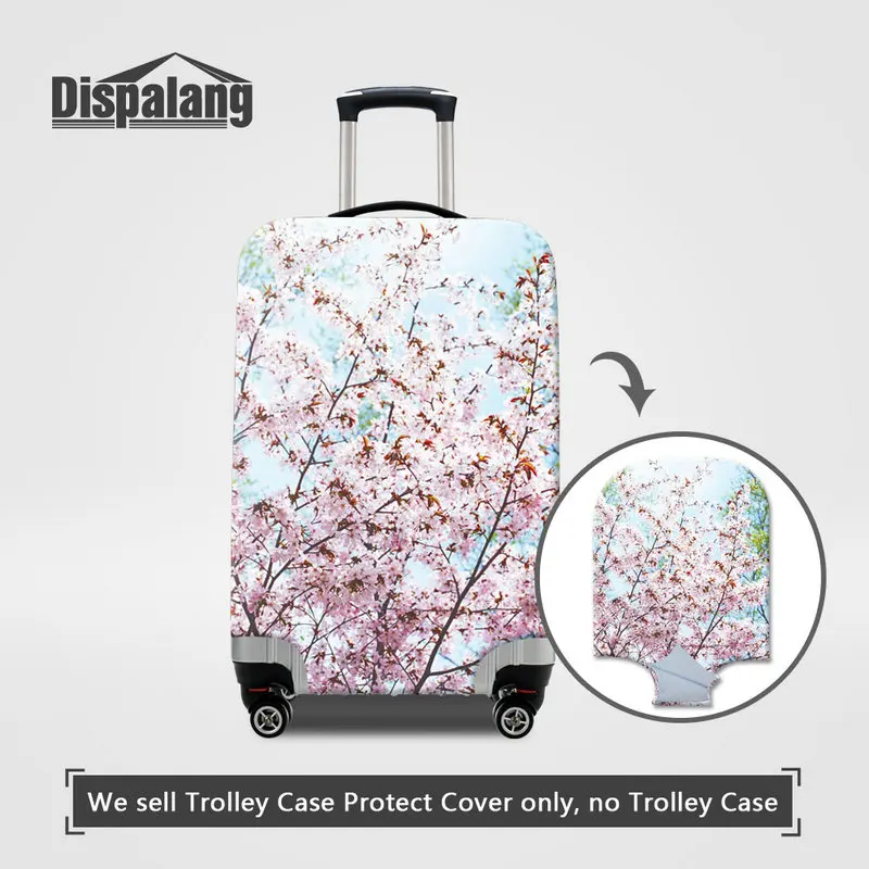 Luggage Cover01 Dispalang чехол с цветочным принтом Защитные чехлы для путешествий аксессуары пылезащитный чехол для багажа для 18-32 дюймов Чехол для костюма чехол - Цвет: Luggage Cover01