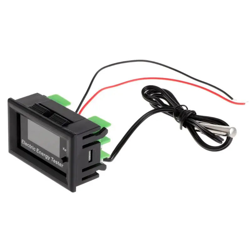 

120V 20A Digital DC Voltmeter Current Voltage Meter LCD Energy Charger Tester