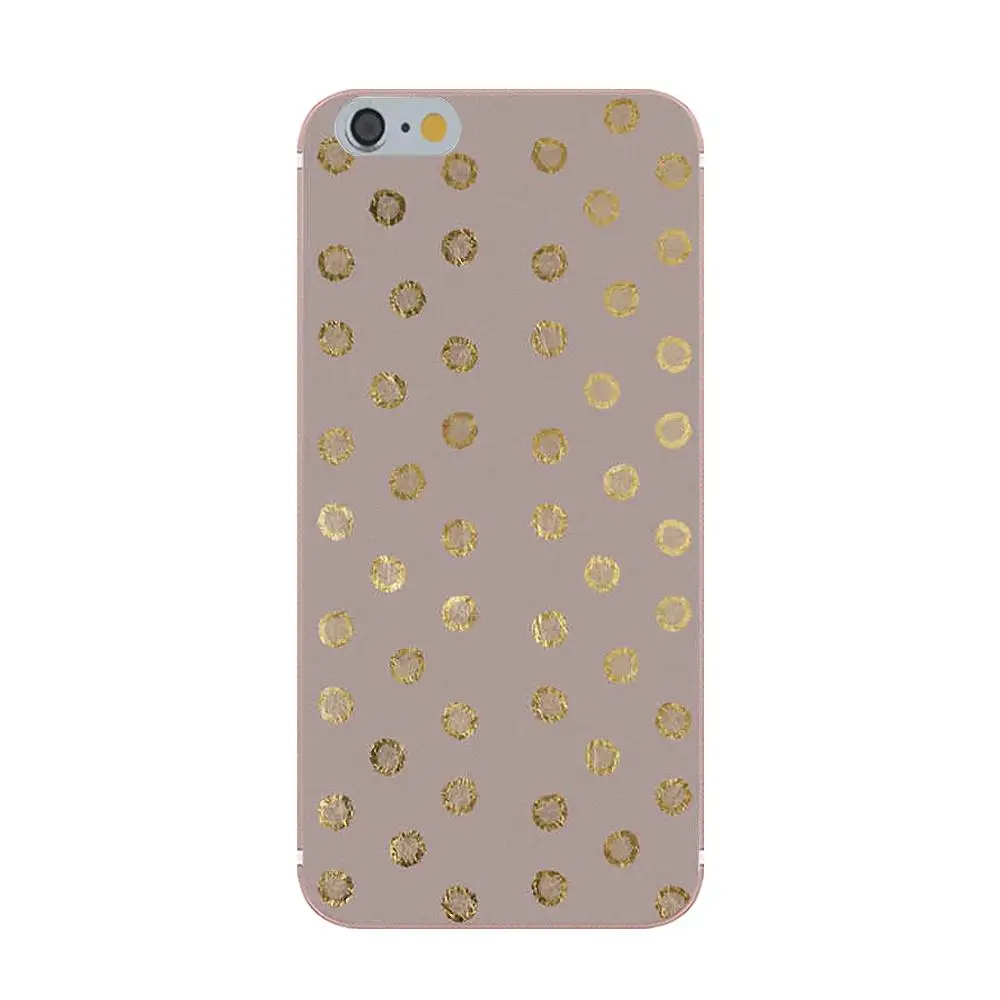 For Moto G G2 G3 HTC Desire 530 626 628 630 816 820 One A9 M7 M8 M9 M10 E9 Plus U11 Soft Luxury Gold Glitter Leaves And Dots | Мобильные