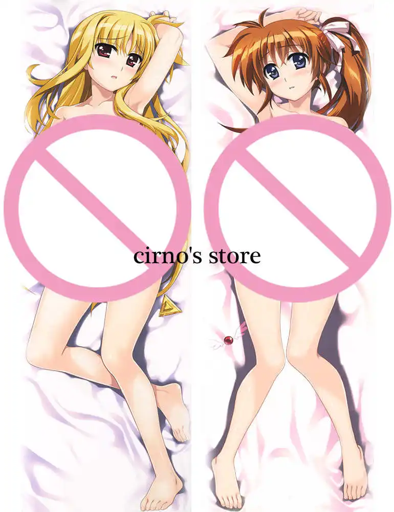 Mahou shoujo Лирический nanoha Аниме персонажи наволочка для подушки fate testarossa Волшебная