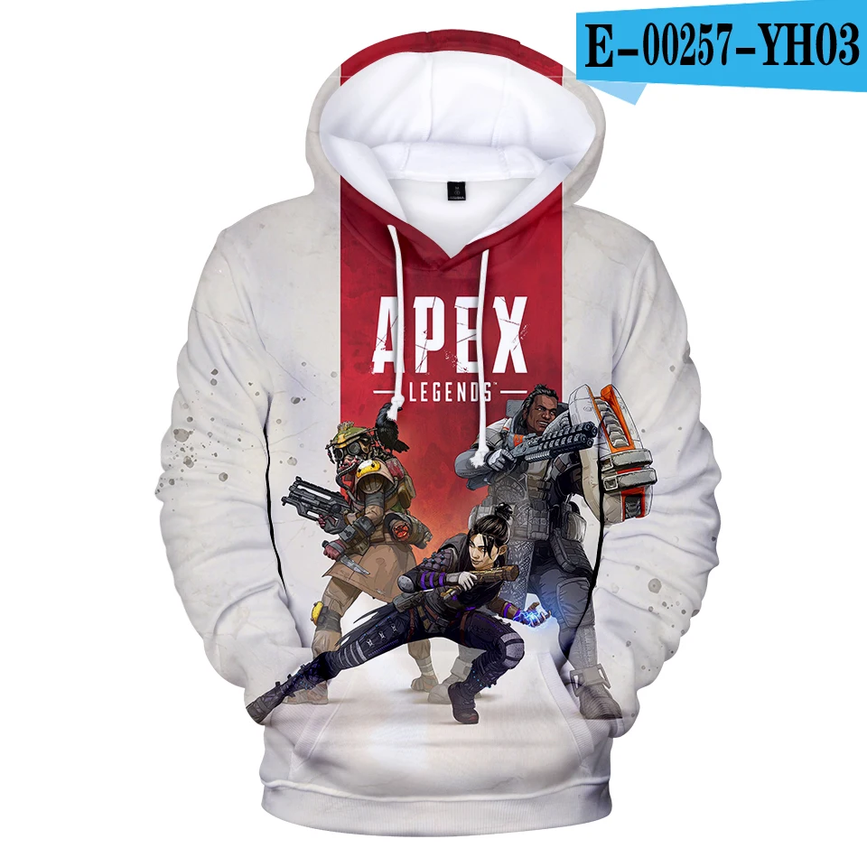 3D Крутая Мода Apex Legends 3D толстовки Толстовка для мужчин и женщин Harajuku Горячие игры Apex Legends 3D толстовки Мужская Толстовка Топ - Цвет: 3D