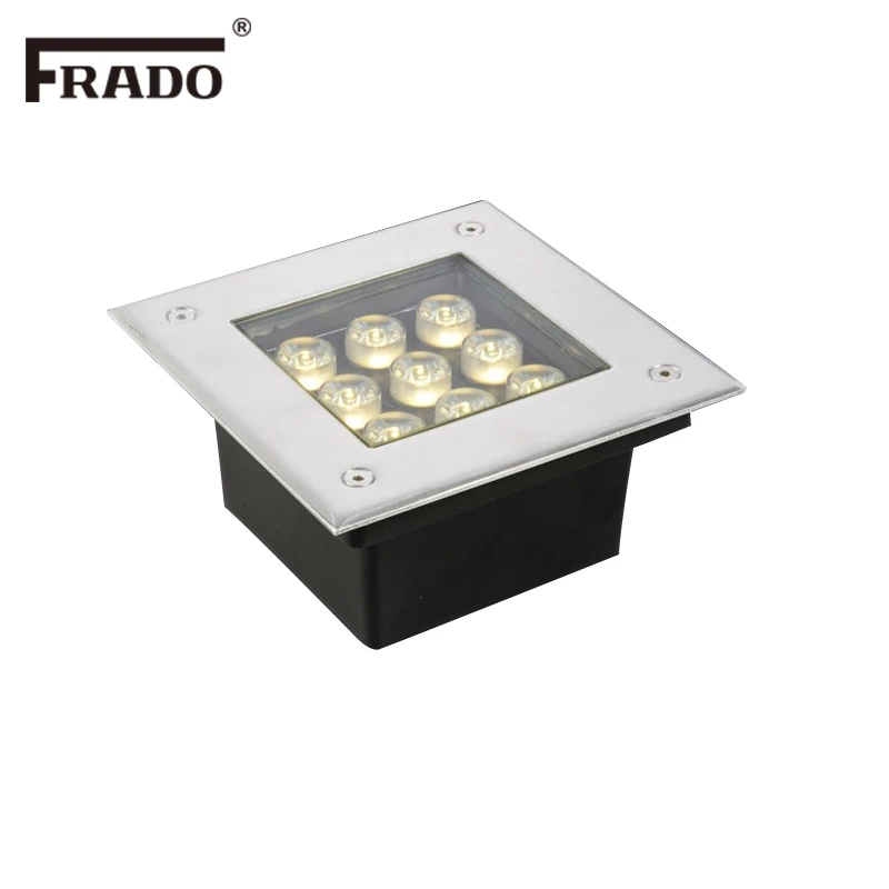 

LED 3W 6W 12W 18W Outdoor Floor Light Underground Lights Waterproof IP67 Square Led Buried Lamps Garden Light AC85-265V DC12V
