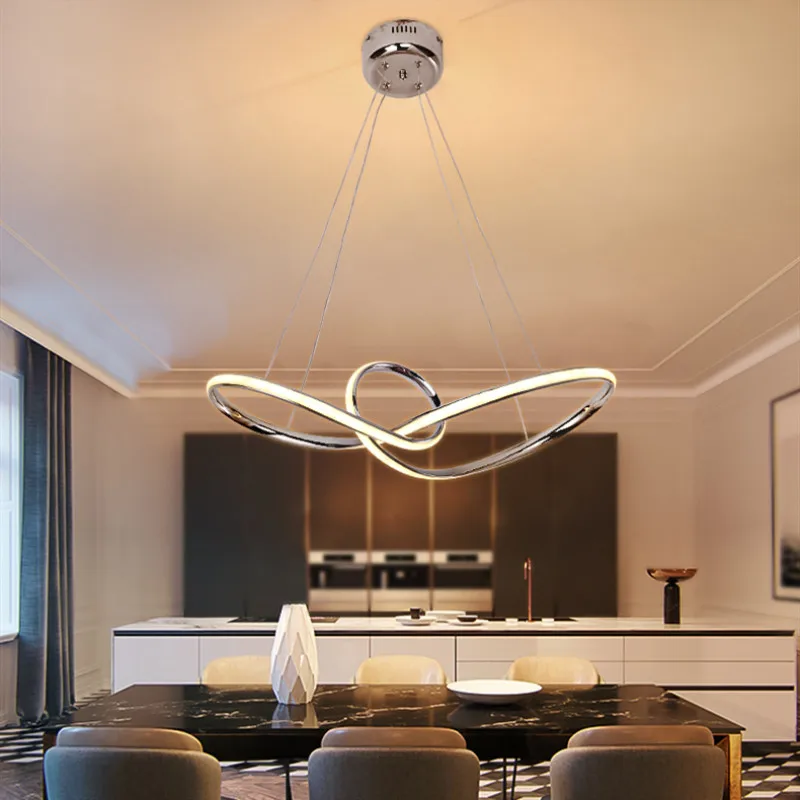 Restaurant lamp pendant modern minimalist led creative personality art dining room clothing store simple European | Лампы и освещение