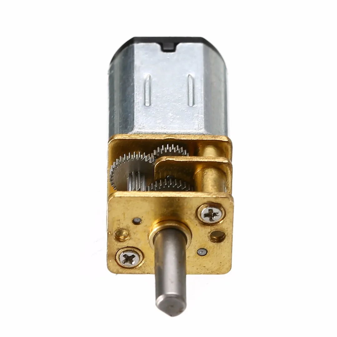 Новый DC 6V редуктор скорости 30rpm N20 микро мотор с металлическим колесом коробки