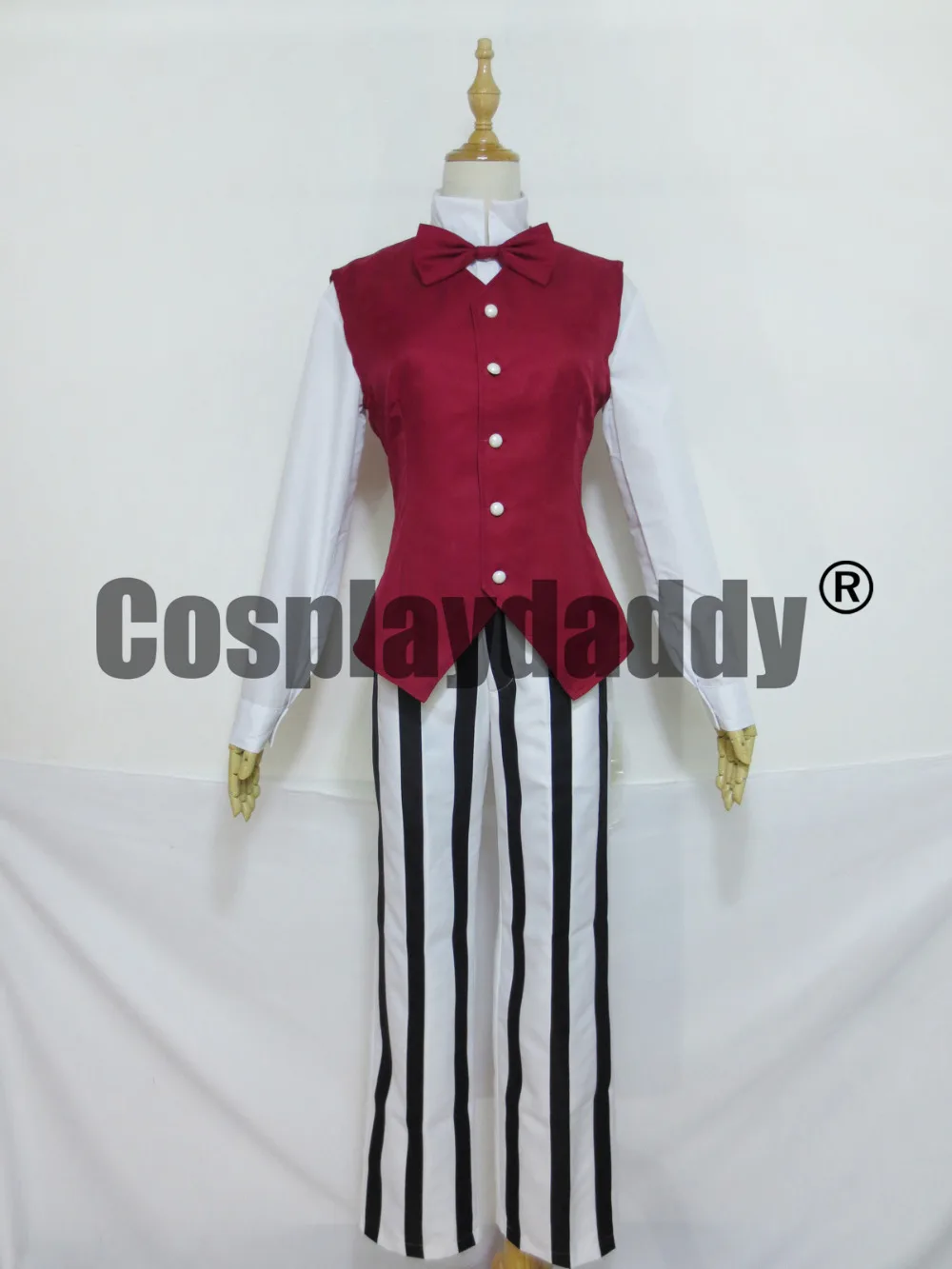 Black Butler Kuroshitsuji Undertaker Cosplay Costume + Hat deluxe version | Тематическая одежда и униформа