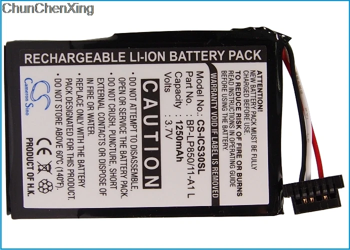 Аккумулятор Cameron Sino 1250 мАч BP-LP850/11-A1 L для NAVMAN S30 S50 S70 S80 S90 S90i | Электроника