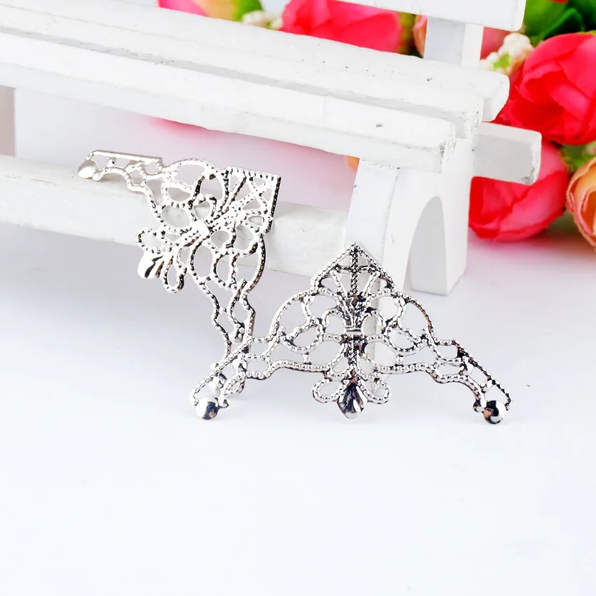 Бесплатная доставка розничная продажа 50 шт. филигранные обертки коннекторы