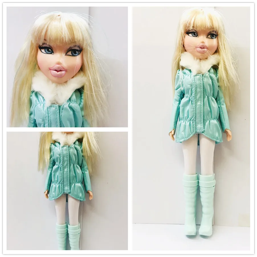23 см оригинальная модная фигурка, оригинальная Кукла Bratz с красными волосами и красивой одеждой, кукла, лучший подарок для ребенка