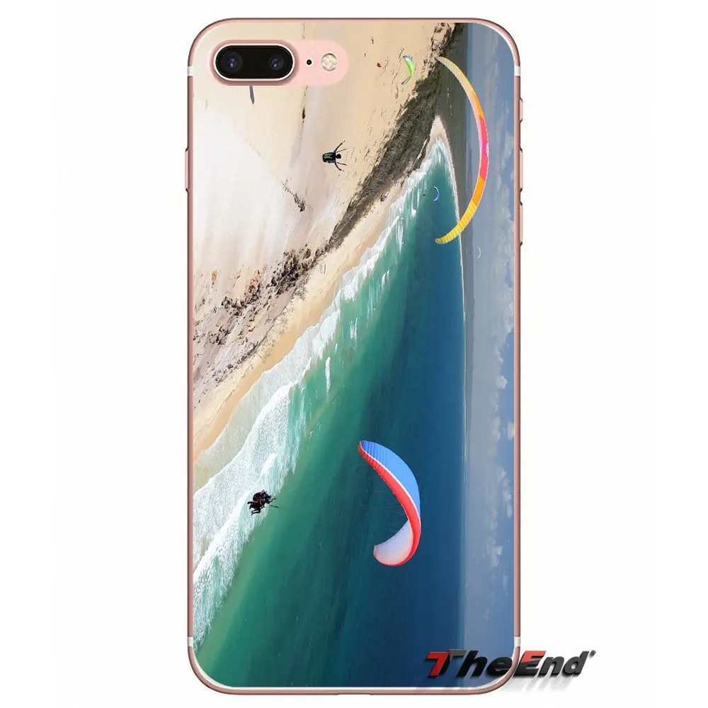 Силиконовый чехол для iPhone X 4 4S 5 5S 5C SE 6 6S 7 8 Plus Samsung Galaxy J1 J3 J5 J7 A3 A5 2016 2017 Paraglide Sports