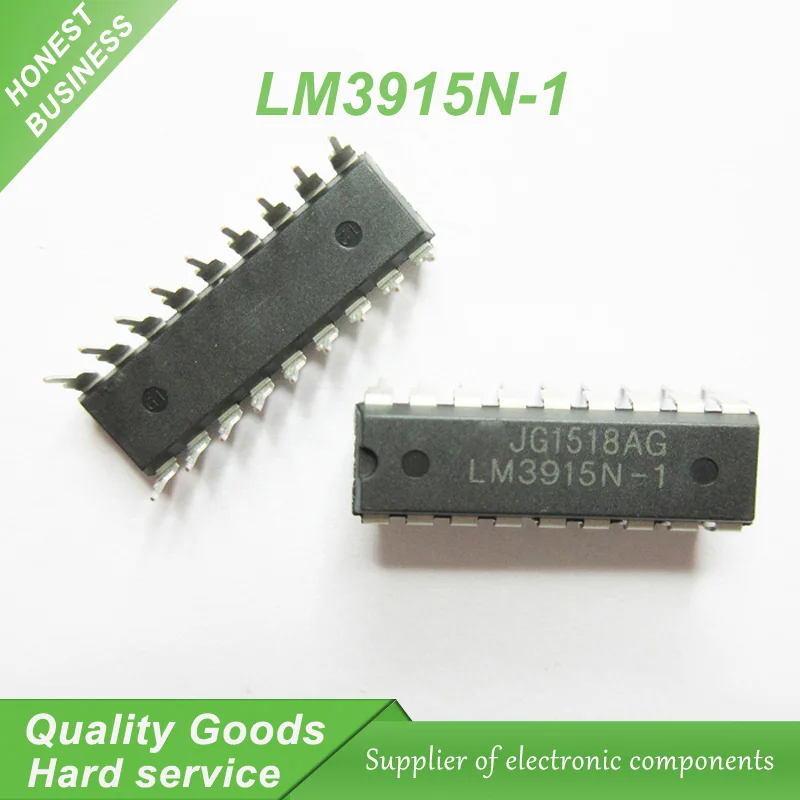 

10pcs LM3915N-1 LM3915N LM3915 DIP-18 LED Lighting Drivers DOT/BAR DISPLAY DRVR new original