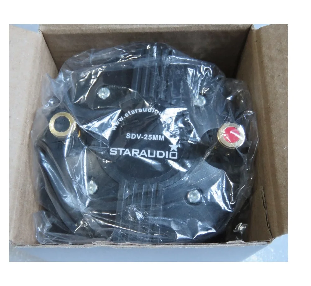 STARAUDIO 1000 Вт 25 мм 8 ом DJ динамик драйвер твитер Рог PA Титановый Компрессионный PA активный сценический Аудио Винт-на SDV-25MM