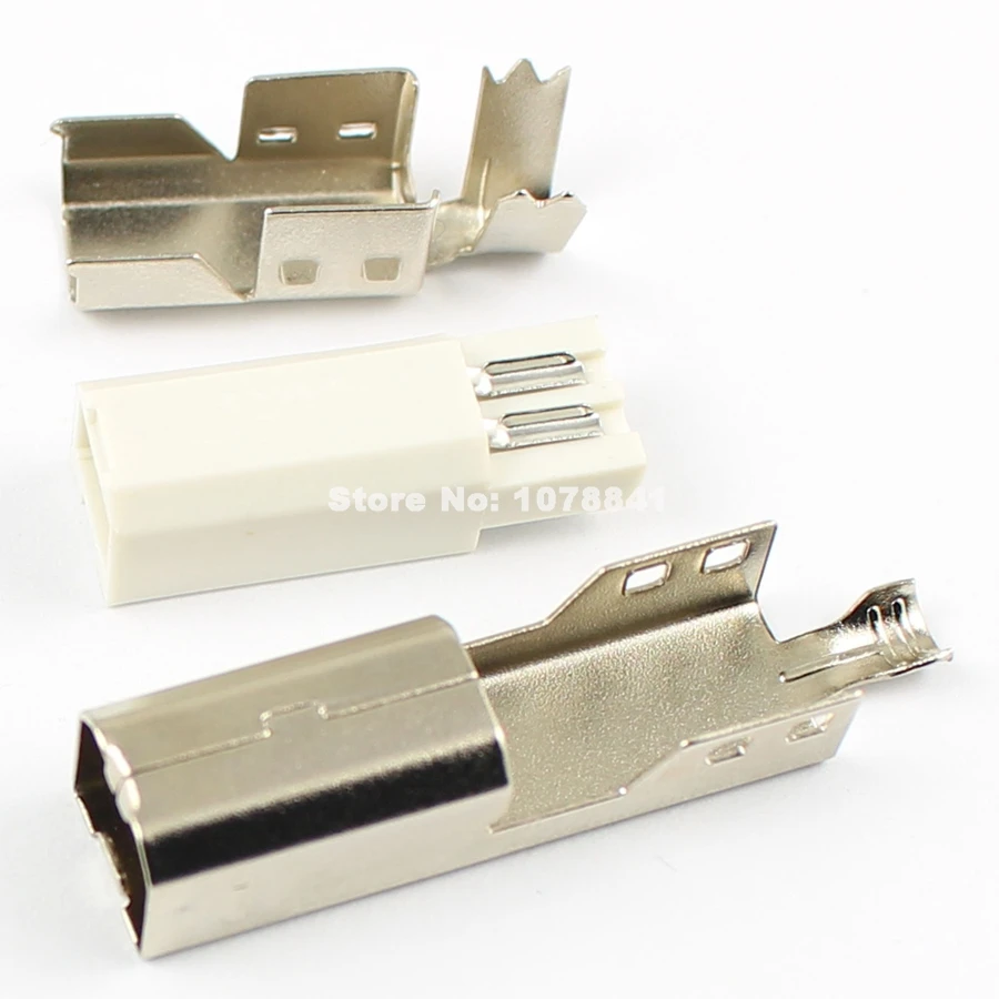 20pcs USB Male Type-B Plug Connector Socket For DIY | Обустройство дома