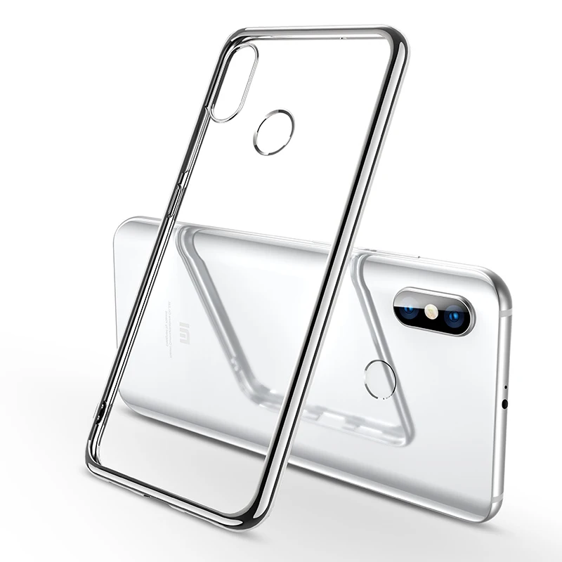 Для Xiaomi mi 8 чехол 3D Лазерное покрытие роскошный мягкий ТПУ прозрачный чехол для xiomi Xiaomi mi 8 SE mi 8 Explorer Чехлы для телефона с кристаллами - Цвет: Серебристый