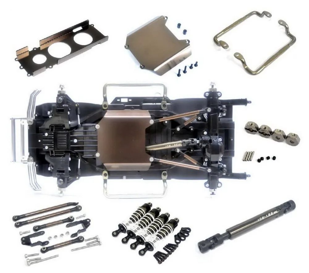 Дополнительные детали для Tamiya CC01 демпфер шасси/соединение