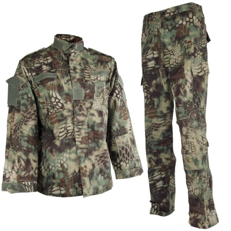 Airsoft Tactical Camouflage Army Military BDU Uniform Combat Shirt & Pants Set Outdoor Paintball Hunting Clothing MAD tactical airsoft military army bdu uniform woodland combat shirt