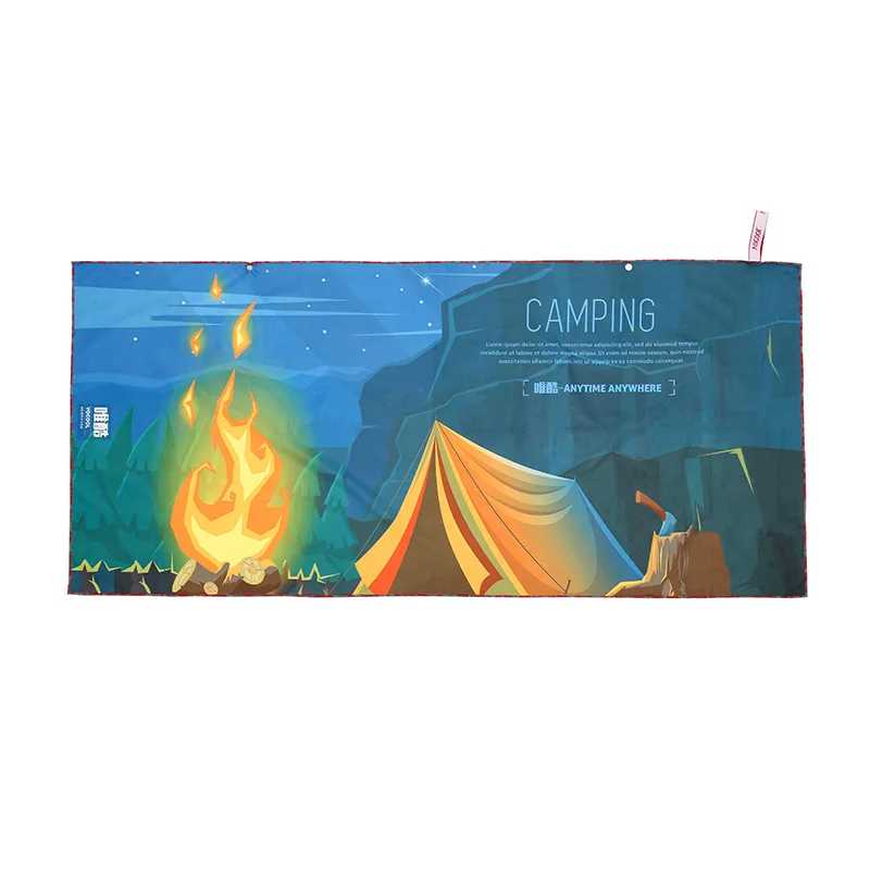 Быстросохнущее модное пляжное полотенце с принтом Впитывающее Воду мягкое из