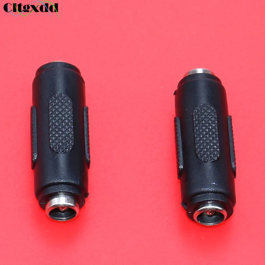 Cltgxdd 1 шт. DC jack 5,5*2,1 мм штекерные 5,5X2,1 мм гнездовые к гнезду DC разъем питания панель монтажные вилки адаптер
