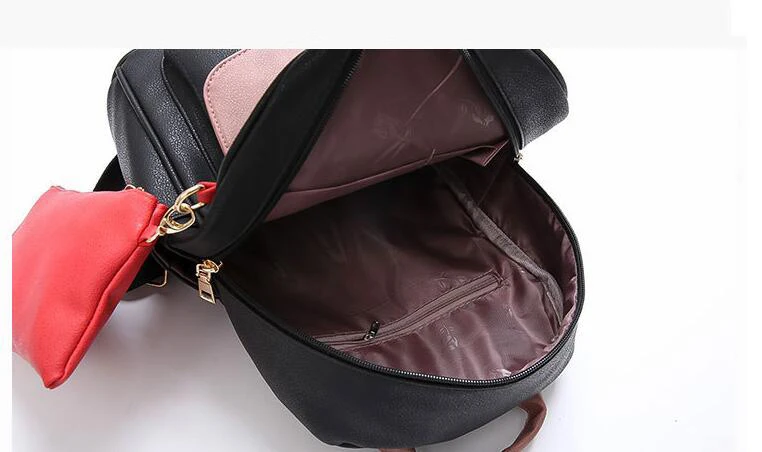 WDPOLO Новый из искусственной кожи леди сумки на плечо Chic Винтаж для женщин рюкзак с