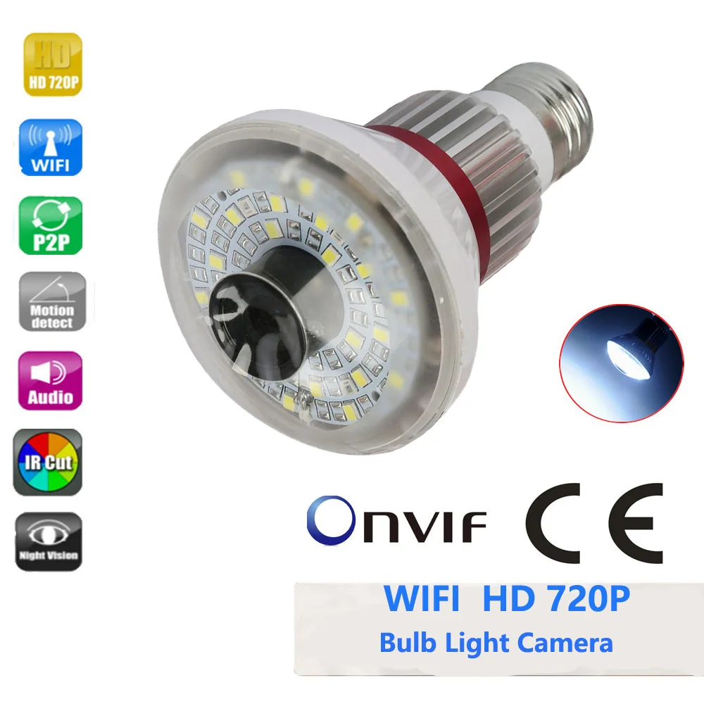 BC 785W HD 720 P Wi Fi лампы P2P IP сети Камера циклическая запись белый свет Выход Поддержка