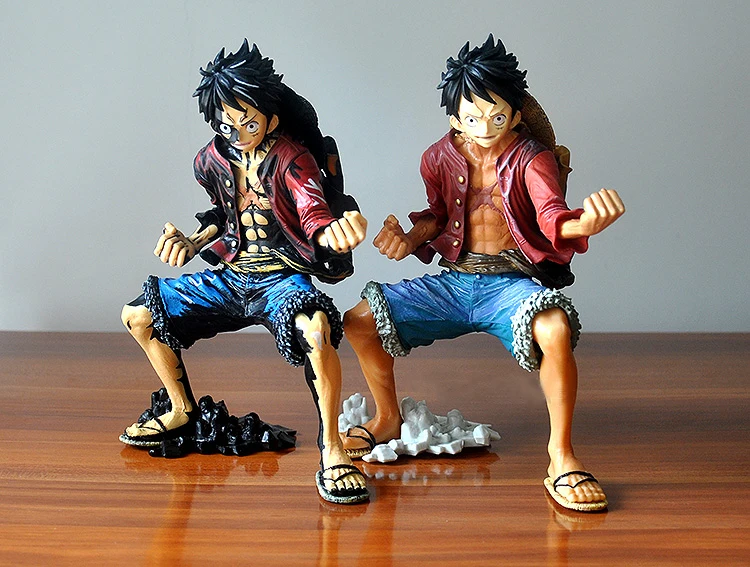Фигурки героев японского аниме Luffy ПВХ экшн фигурки игрушки Луффи 2 вида подарок