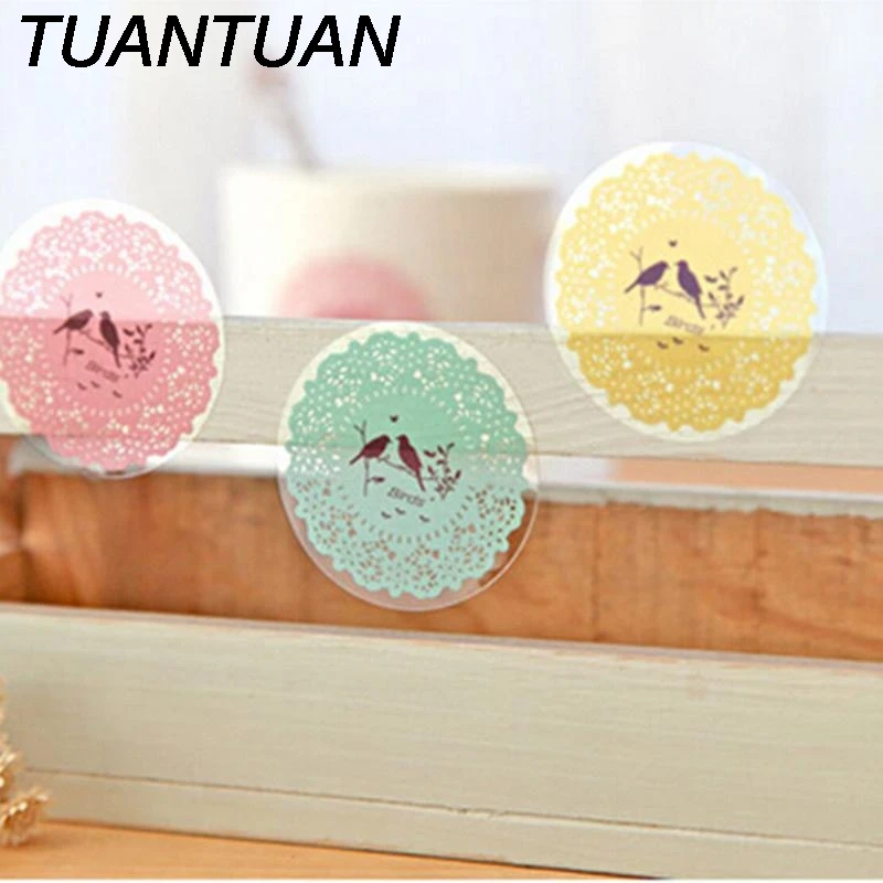10 наклеек/лист прозрачные круглые кружева календарь Дневник Книга стикер