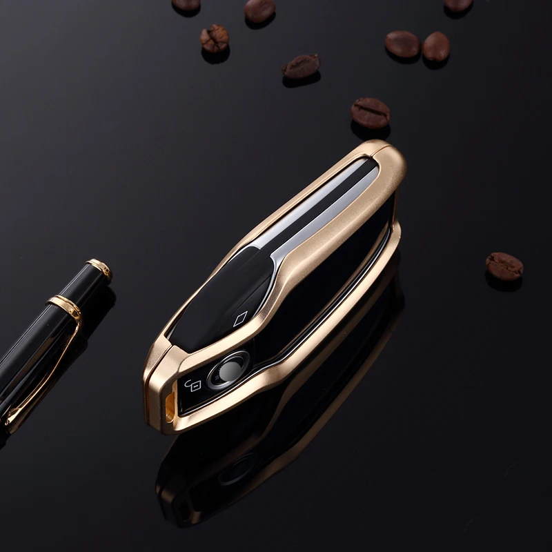 Чехол для автомобильного ключа из алюминиевого сплава QHCP защитный чехол