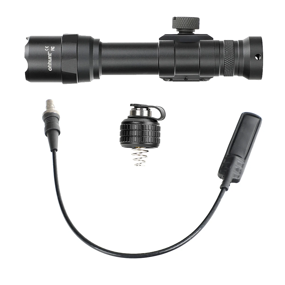 

ohhunt M600 M300 Tactical Light Hunting LED Flashlight IPX6-IPX7 Waterproof Low Temperature Resistance For 1913 Rail Mount