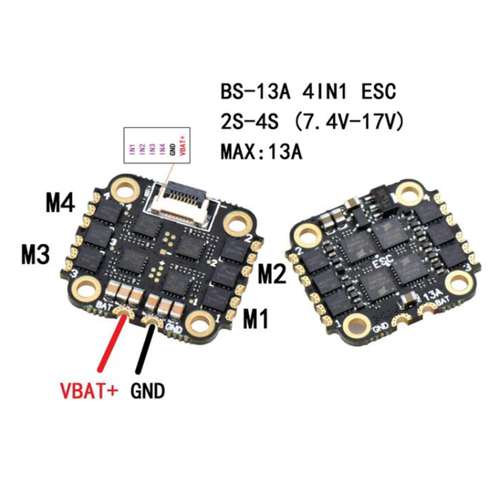 Управление полетом F4 flyбашня SIF4 w/ BEC 2A ESC с регулировкой передатчика OSD 2-4S 4 в 1 +