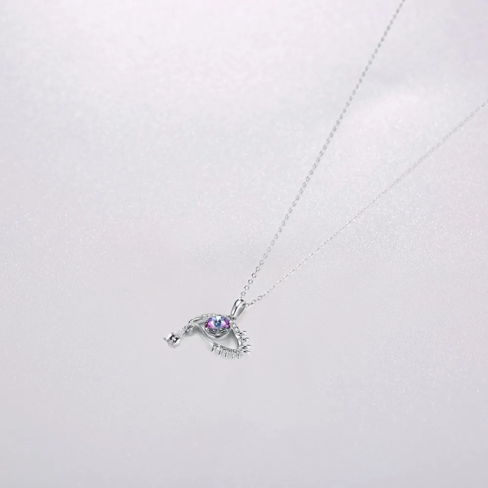 Ожерелье с кристаллами от Swarovski LEKANI ожерелье подвеской в виде глаза дьявола 925
