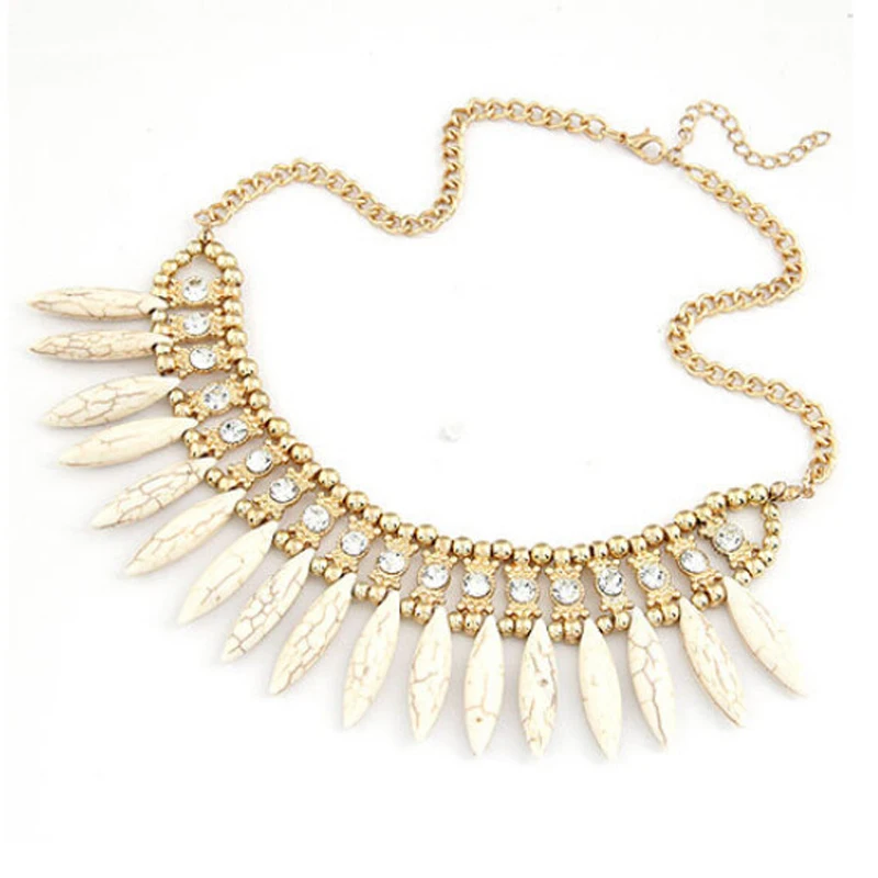Женский чокер на цепочке с кристаллами массивное ожерелье нагрудник|bib necklace|fashion