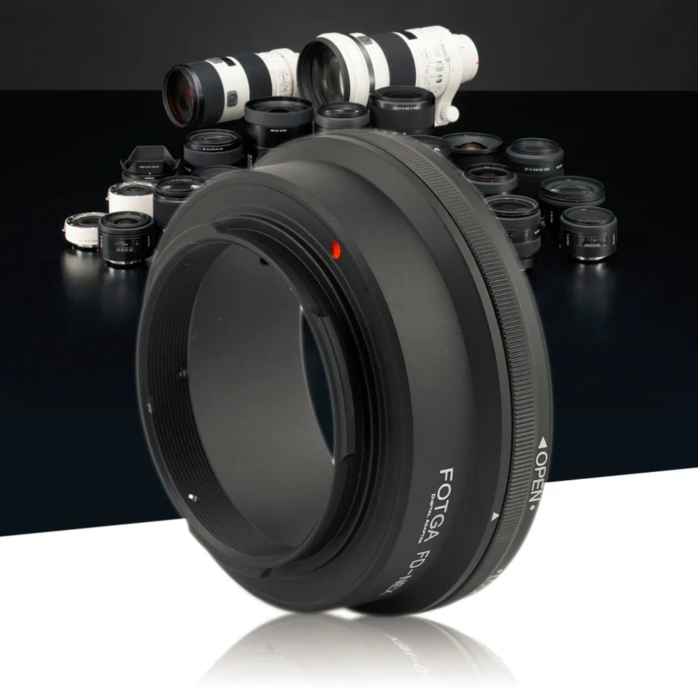 FD NEX портативный для Canon конвертировать в Sony объектив адаптер кольцо 3 3C 3N 5 Черный