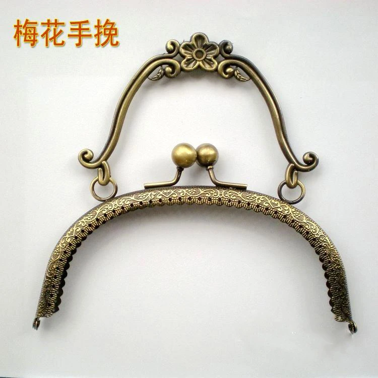 Женский кошелек с металлической застежкой и ручкой аксессуары для сумок сделай