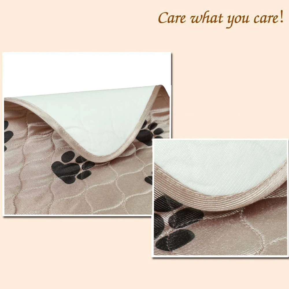 Водонепроницаемый милый туалет для собак моющийся щенков Домашние коврики