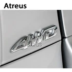 Металлическая Наклейка для автомобиля Atreus 3D 4WD 4x4, аксессуары для Kia Rio Ceed sportage Honda civic Renault duster Volvo Subaru
