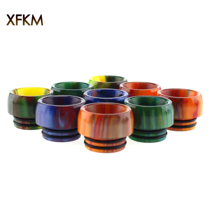 Xfkm Смола 810 капельный наконечник змея смола для RDA распылитель широкий диаметр