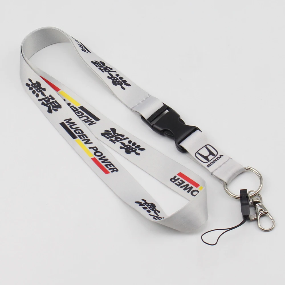mugen power Racing Key Lanyard для ключа мобильного ID карты подвесной ремень переоборудование