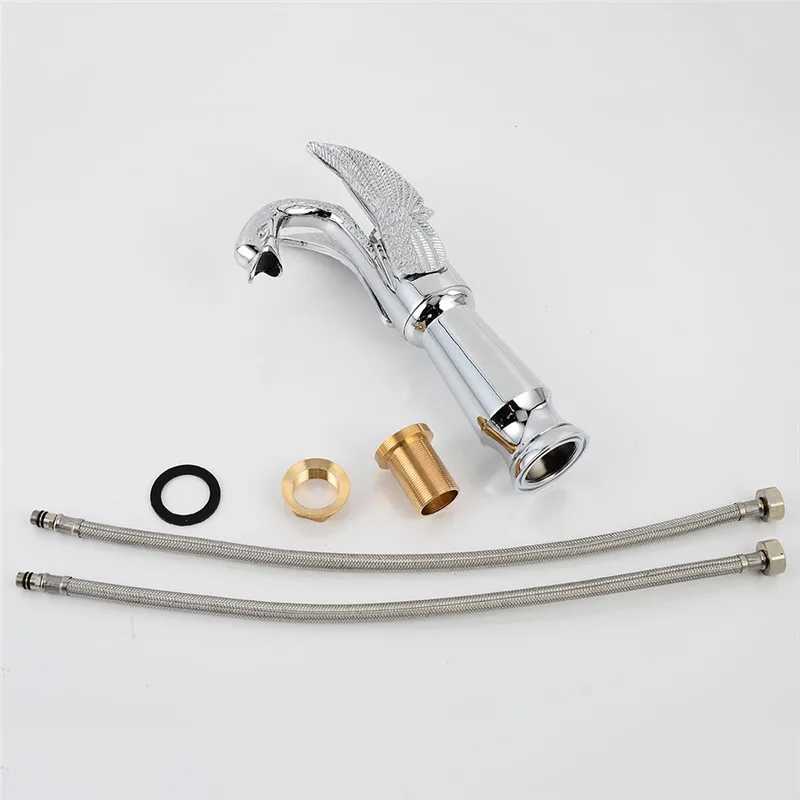 Бесплатная доставка дизайн роскошные медные ванной бассейна кран лебедь