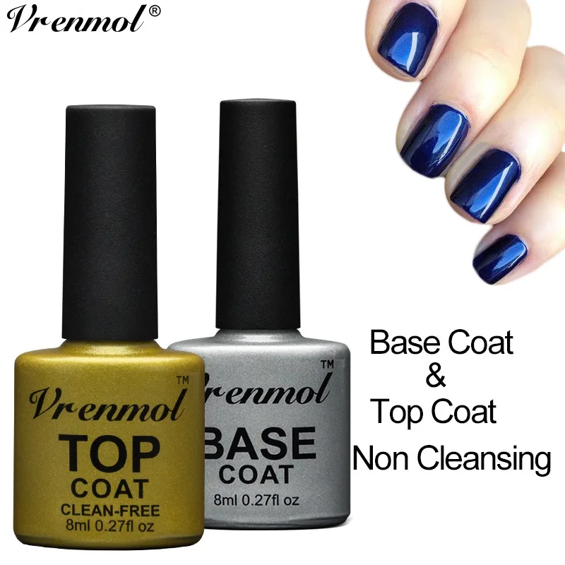 Vrenmol не протирать базовое верхнее покрытие чистить тональный крем лак для ногтей