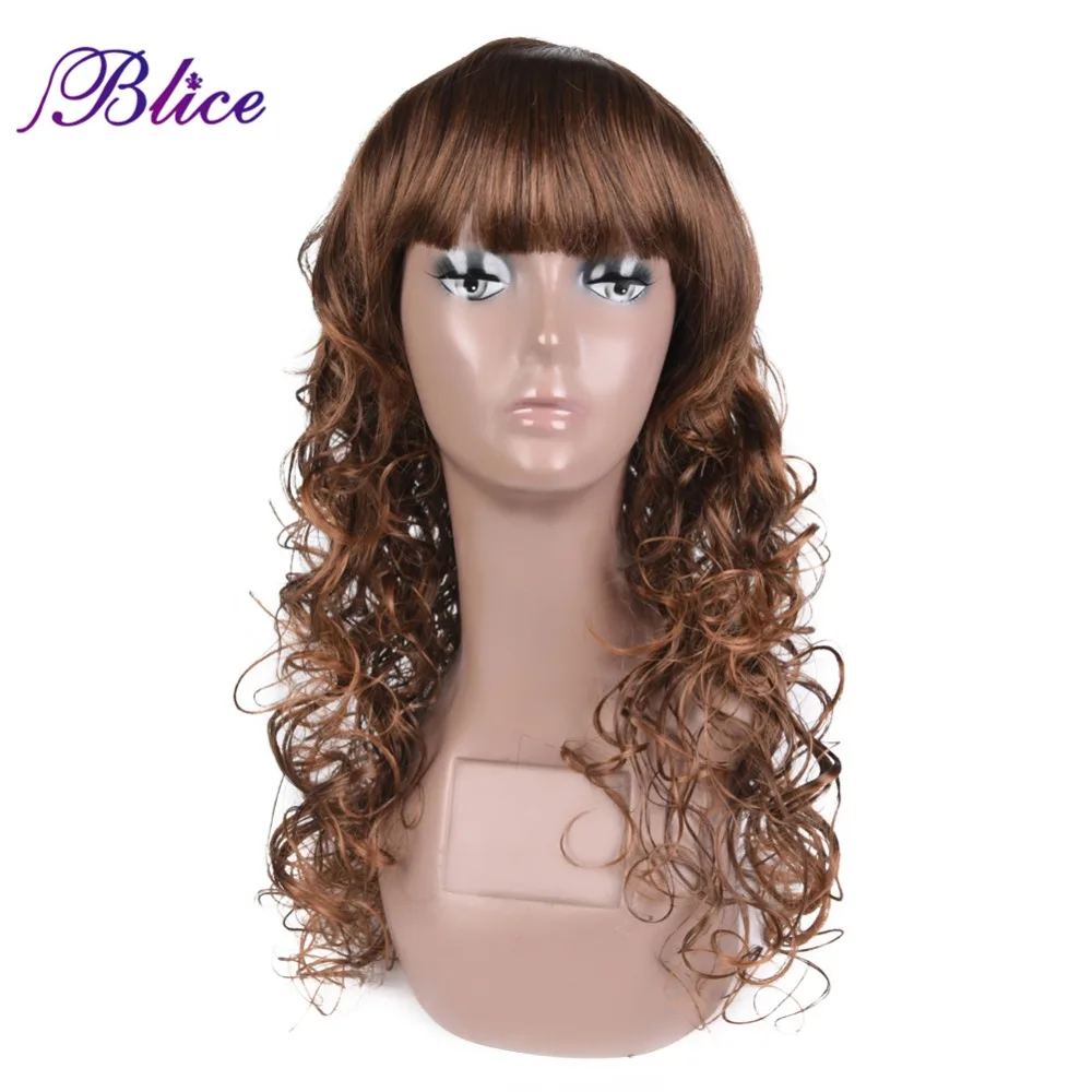 

Blice Kanekalon Synthetic Curly Wig Long Curly Wig For Women 24" 170g 100% Kanekalon Synthetic Wig Mixed Color #FT4/30 Available