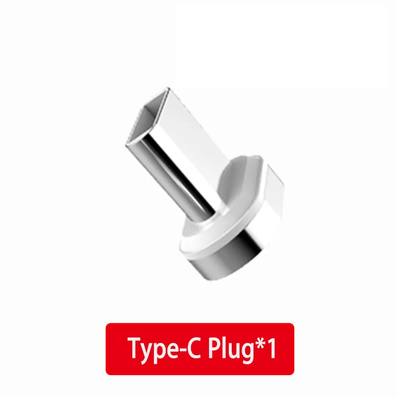 Only USB-C Plug Магнитный Usb кабель для зарядки type C mi cro Usb C кабель 2 м метр Быстрая зарядка 3,0 кабель для Xiaomi mi 8 9 A2 красный mi Note 7 Pro - Цвет: Only USB-C Plug