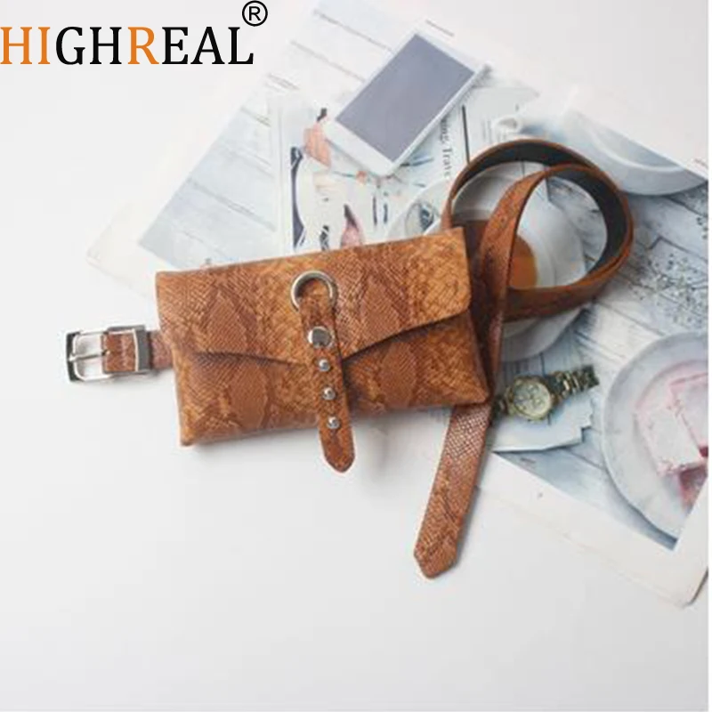 Женская поясная сумка HIGHREAL Женские поясные сумки модная забавная на бедро для